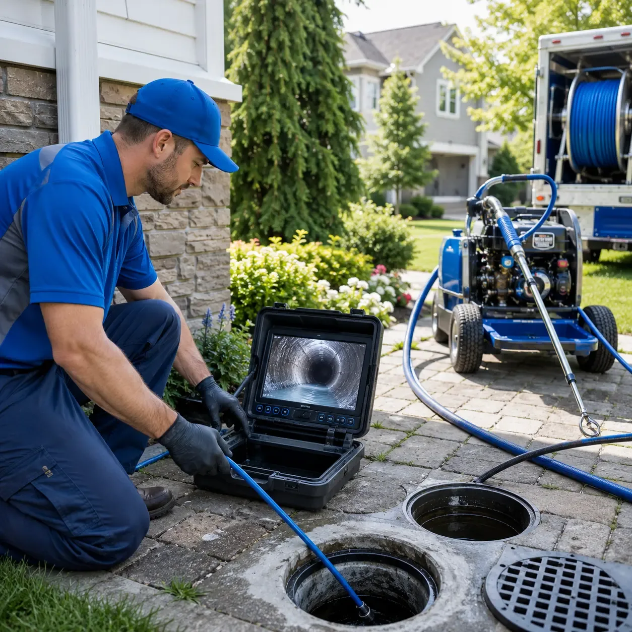 Outdoor drain cleaning professionals serving West Rutland, VT